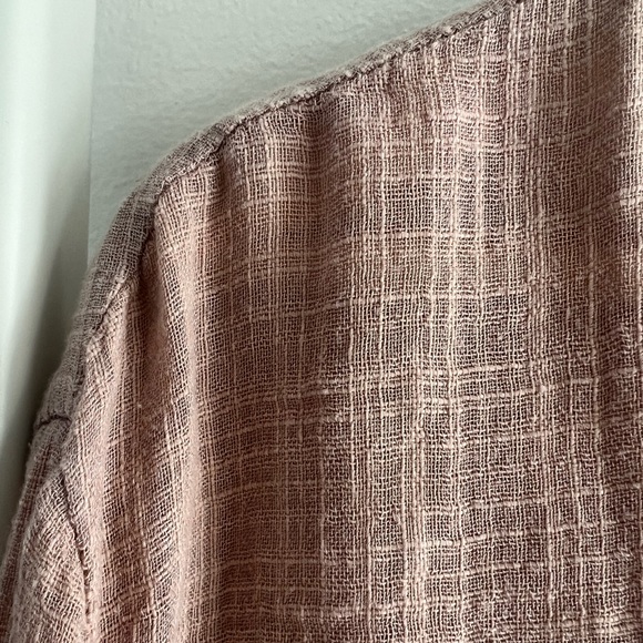 Bohemian Distressed Free People Blouse - Picture 3 of 5